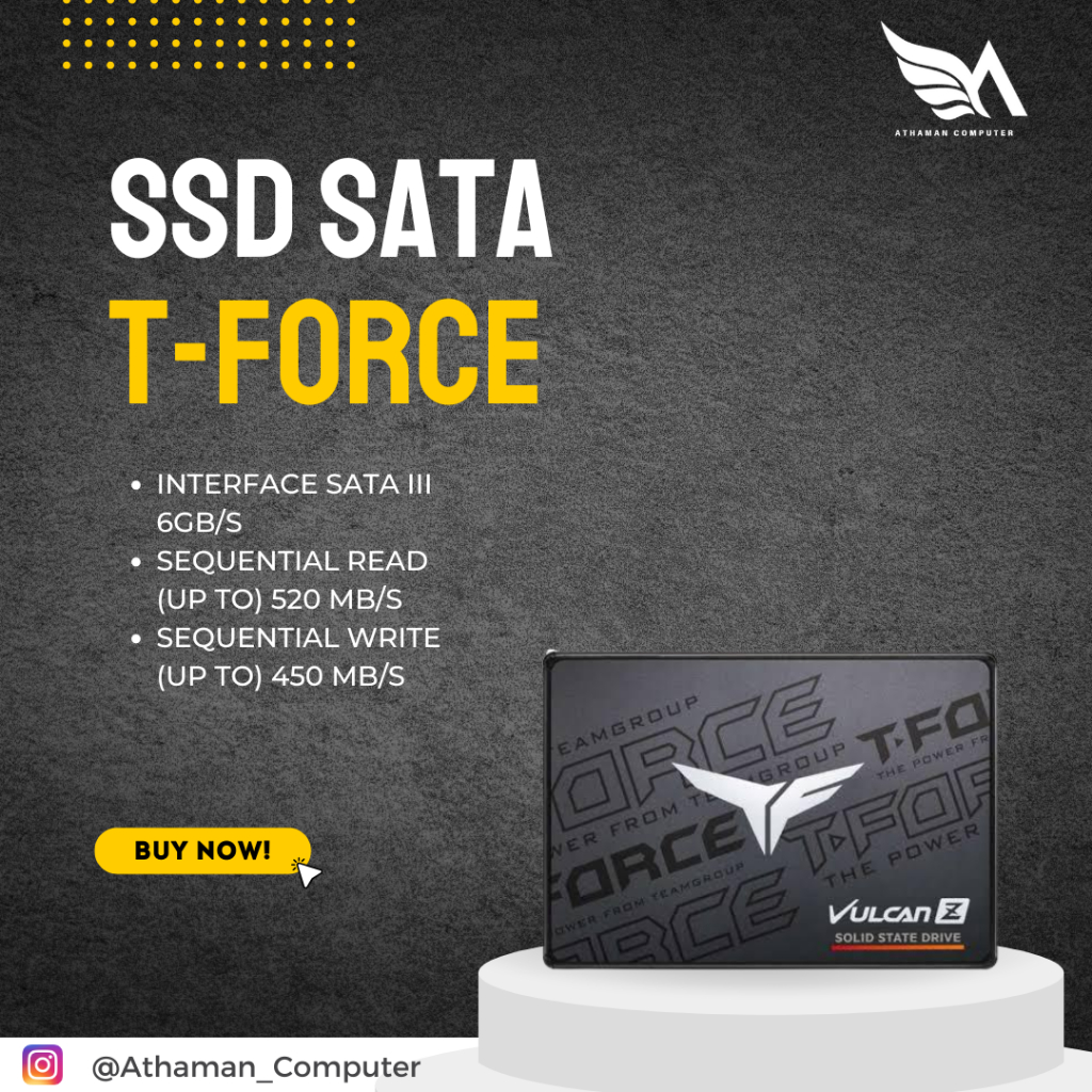 SSD SATA III TEAM TFORCE 256GB / 512GB / 1TB VULCAN Z