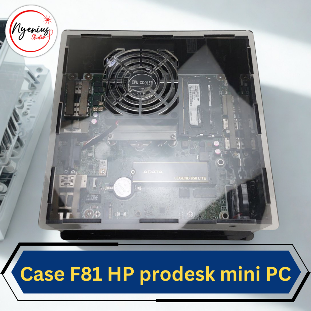 F81 เคสอะคริลิคสําหรับ HP Prodesk Mini PC