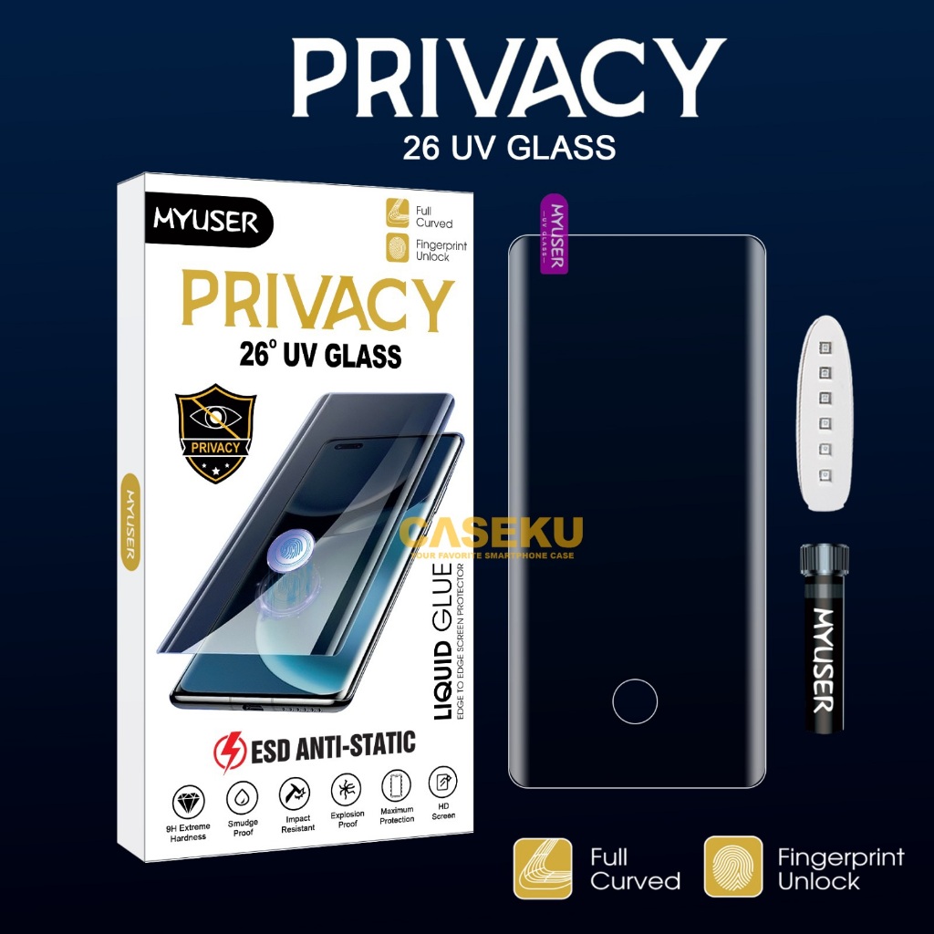ป้องกันรอยขีดข่วน UV Clear Privacy Spy Vivo X200 Vivo X200 Pro Vivo V50 Vivo V40 5G Vivo V40 Pro 5G 
