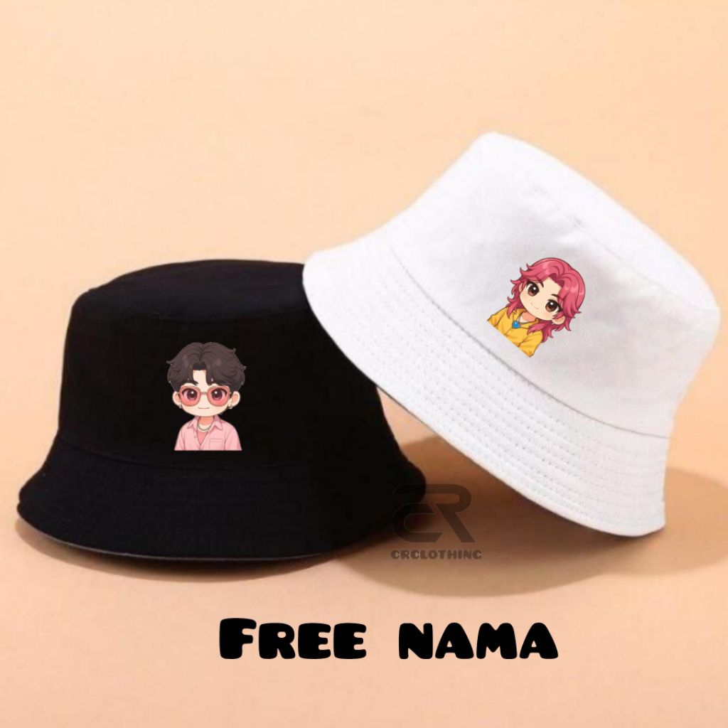 หมวกบักเก็ต Huntrix Kpop Demon Hunters ตัวละครเด็กชายหมวกเด็ก Sodapop