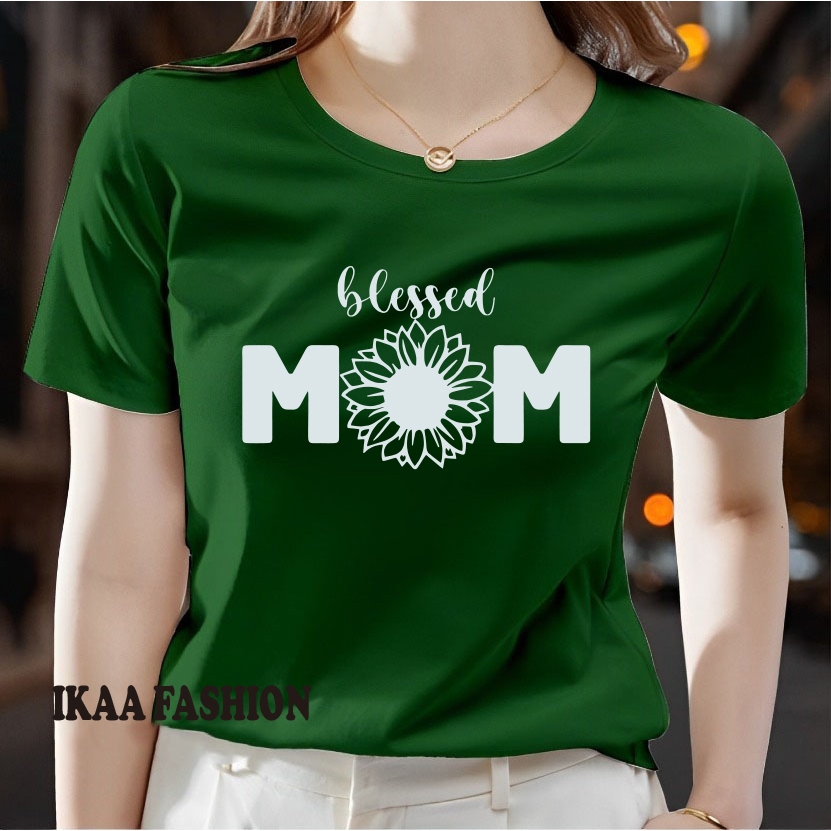 DISTRO T-SHIRTS / BUY 3 แถม EXTRA BASS HEADSET / BLESSED MOM T-SHIRTS / เสื้อยืดผู้หญิง / เสื้อยืดผู