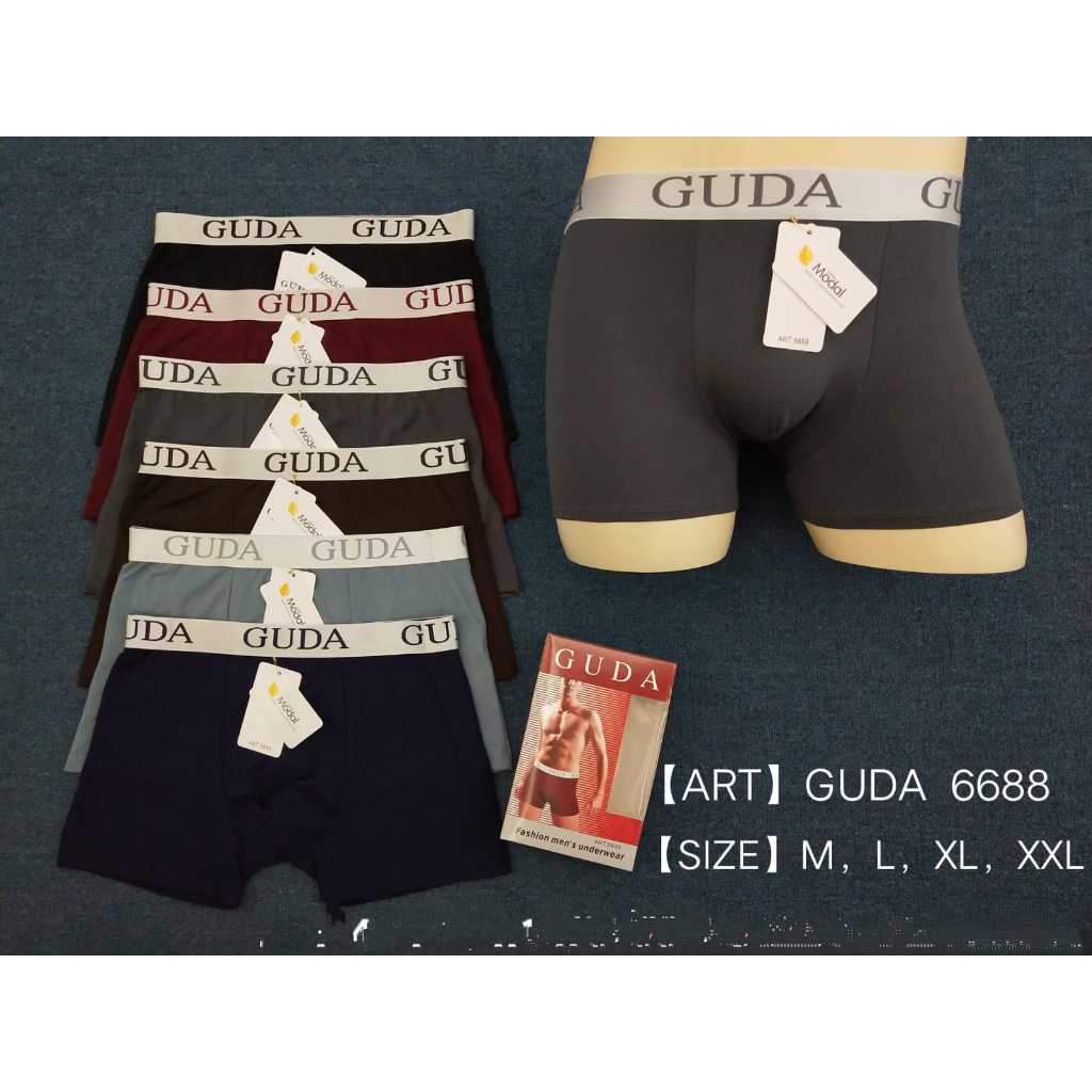 KATUN GUDA PREMIUM BOXER COTTON MATERIAL ยางขนาดใหญ่รุ่นผู้ชาย SEAMLEAS BOXER