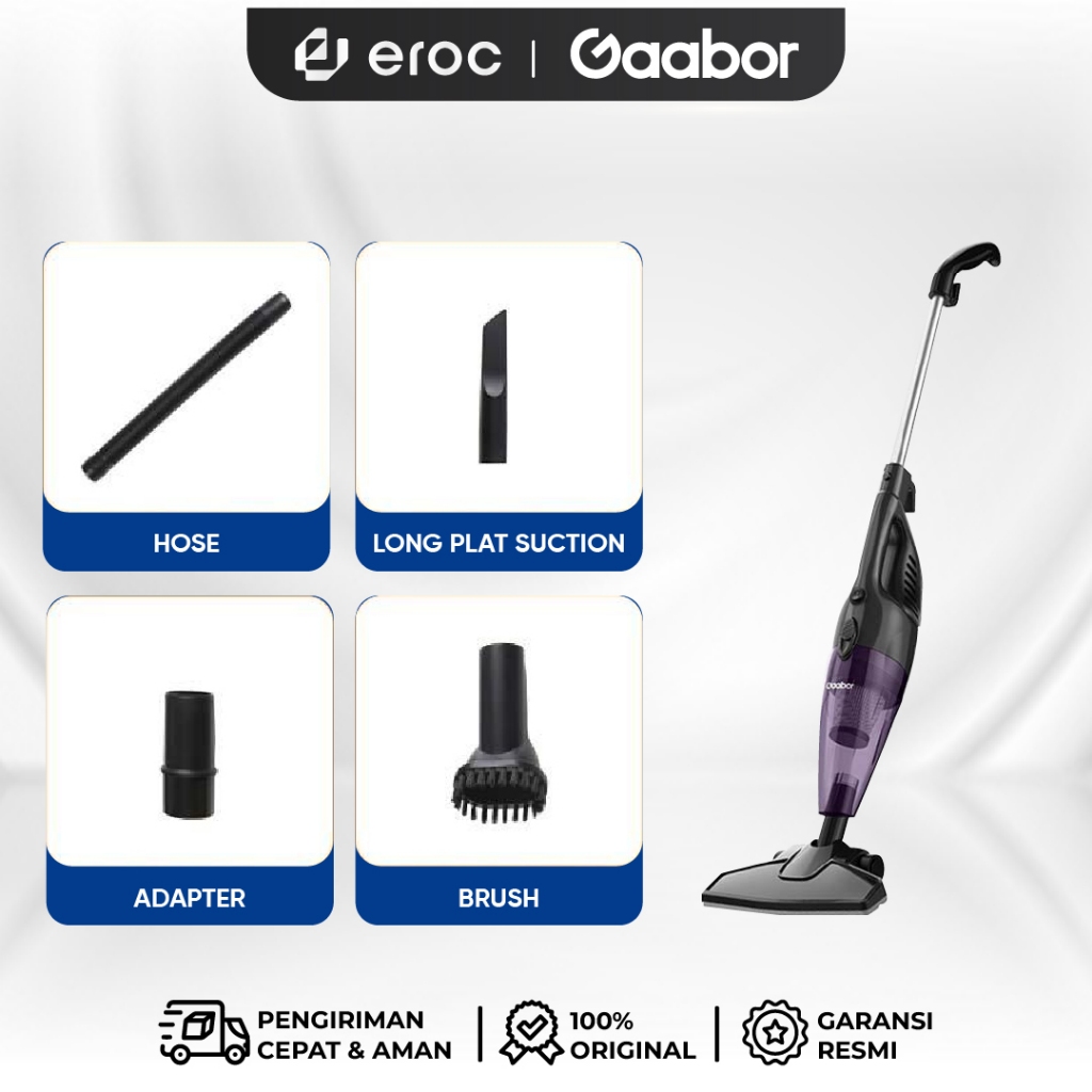 Gaabor 4 ชิ้นหัวแปรงอุปกรณ์เสริมแปรงทําความสะอาดหัวฉีดสําหรับสูญญากาศ GVCW-M15A - VCW15-01AC