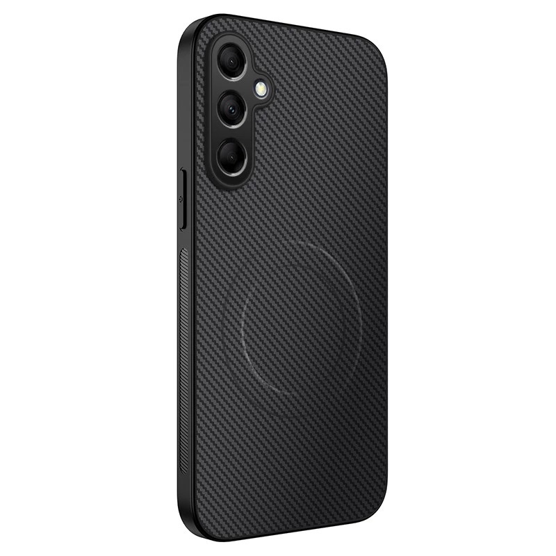 IDEA CASE - SAMSUNG GALAXY S25 FE SOFTCASE SILICON หนังคาร์บอนแหวน MAGSAVE MAG MAG MAG MAGNETIC CASI