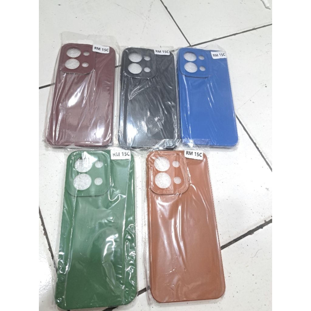 SOFTACASE กรณี MACAROON SILICON กรณี PRO กล้อง REDMI 15C Xiaomi 15C SOFTCASE CANDY MACAROON กล้อง PR