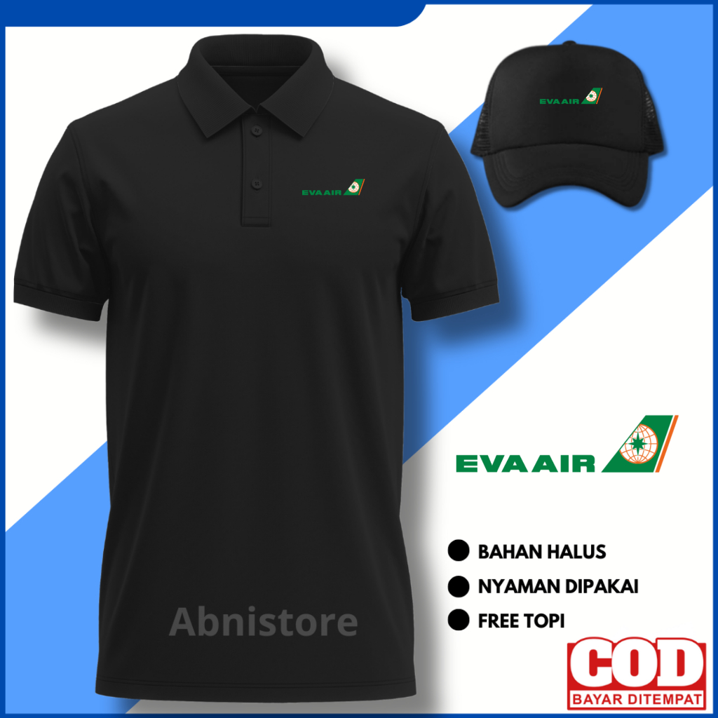 เสื้อโปโล EVA Air เสื้อ EVA Air เสื้อ EVA เสื้อคอปกน้ํา
