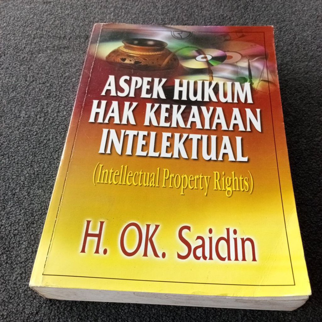 INTELEKTUAL PROPERTY RIGHTS LAW ASPECTAL BOOK - ชม. ตกลง. ไซดิน