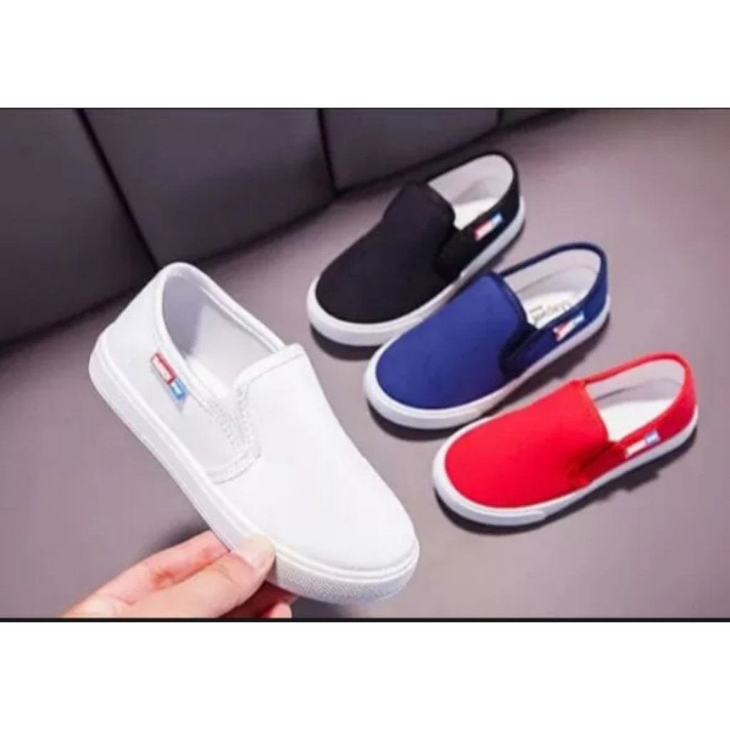 Foksing Kids รองเท้าสลิปออนลายยางธรรมดา