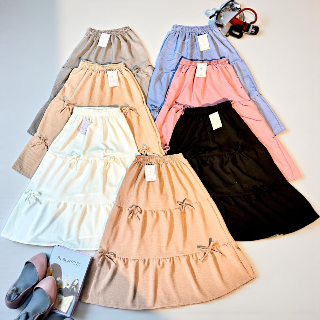กระโปรงชายระบายริบบิ้นระบายอายุ3-14ปี-กระโปรงเด็กผู้หญิงการไหลของอากาศล่าสุด - รูปที่ 2