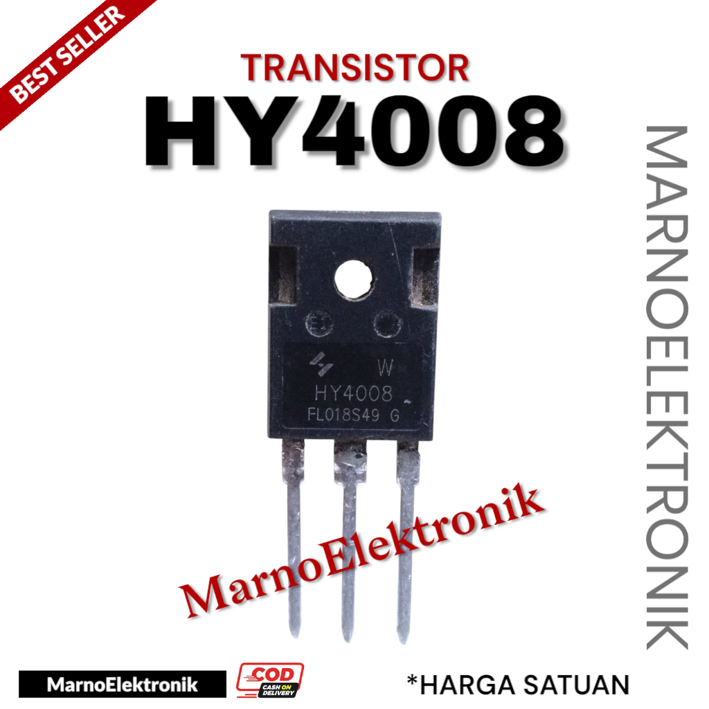 TRANSISTOR TR HY4008 HY 4008 HY-4008 LARGE BODY ORIGINAL