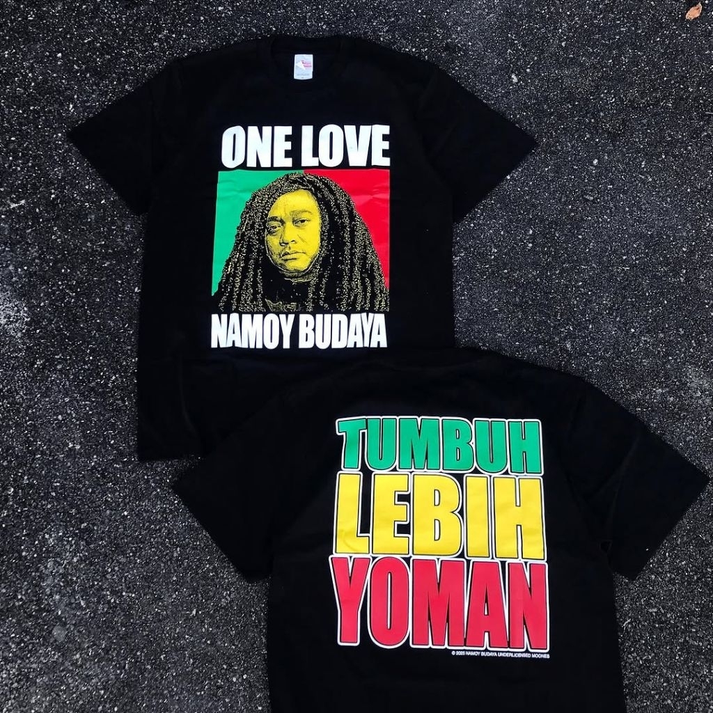 NAMOY CULTURE - GROWS MORE YOKAN TSHIRT สีดํา