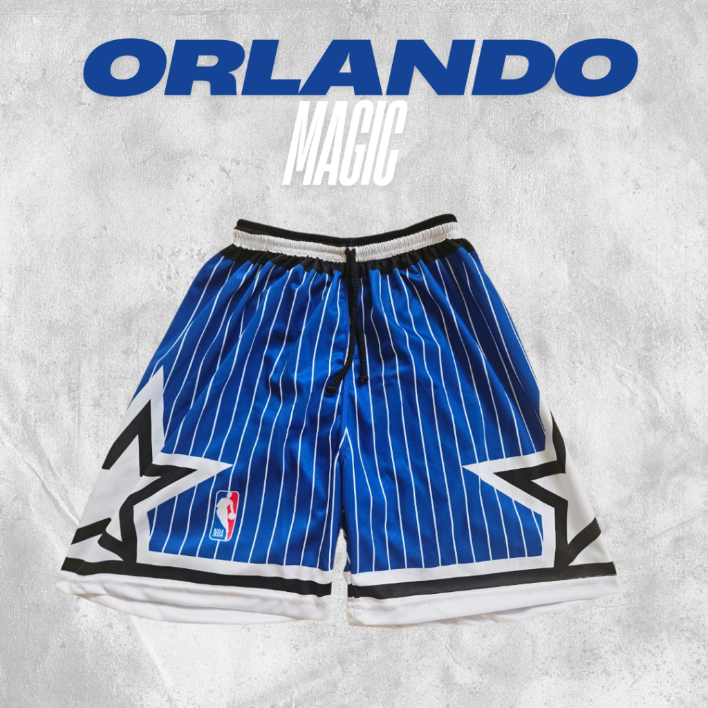 เสื้อกีฬาบาสเก็ตบอล Orlando Magic กางเกง Drifit