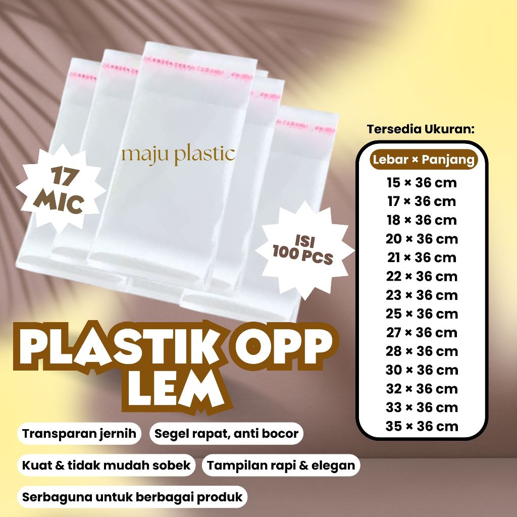กาวพลาสติก OPP 15X36; 17X36; 18X36; 20X36; 21X36; 22X36; 23X36; 25X36; 27X36; 28X36; 30X36; 32X36; 3