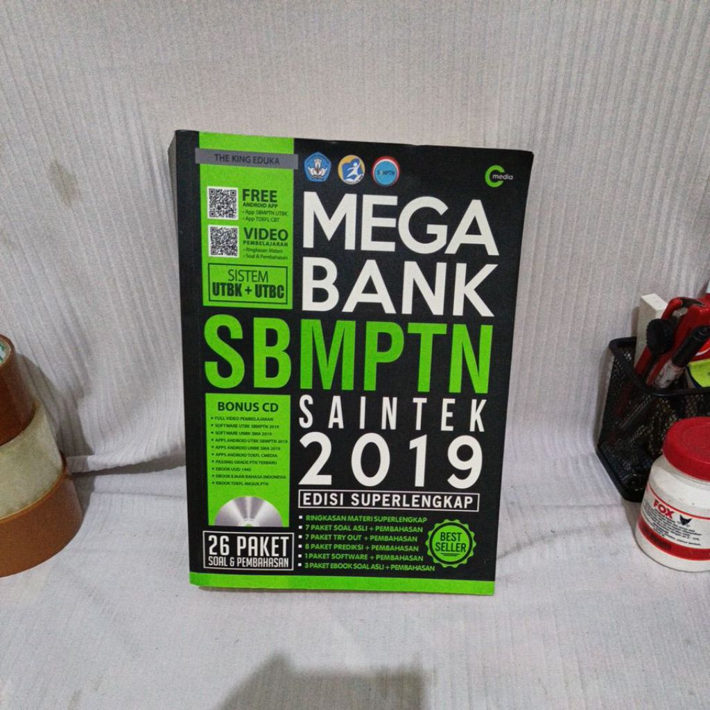 MEGA BANK SBMPTN SAINTEK 2019 สุดยอดฉบับสมบูรณ์