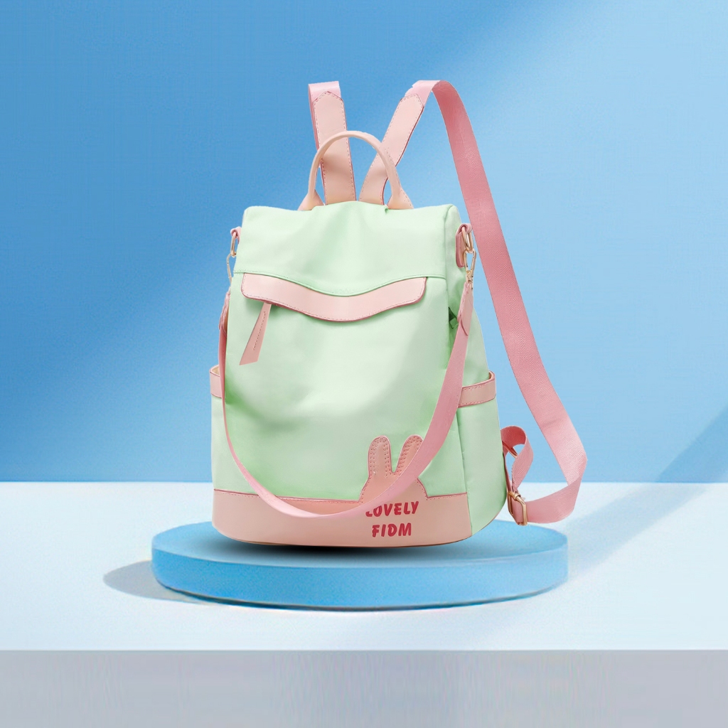 กระเป๋าเป้ผู้หญิง 2 IN 1 BagPack Fashion Korean Style Tote Bag New Collection - YS 80