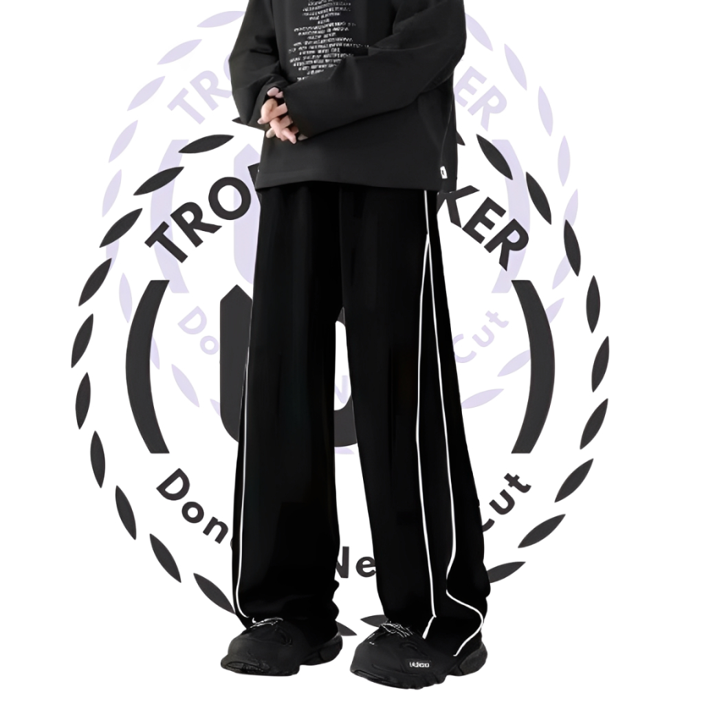 กางเกงขายาวกางเกงหลวม ใหม่ Drop Line Nylon - กางเกง Buggy แถบลดร่มชูชีพ