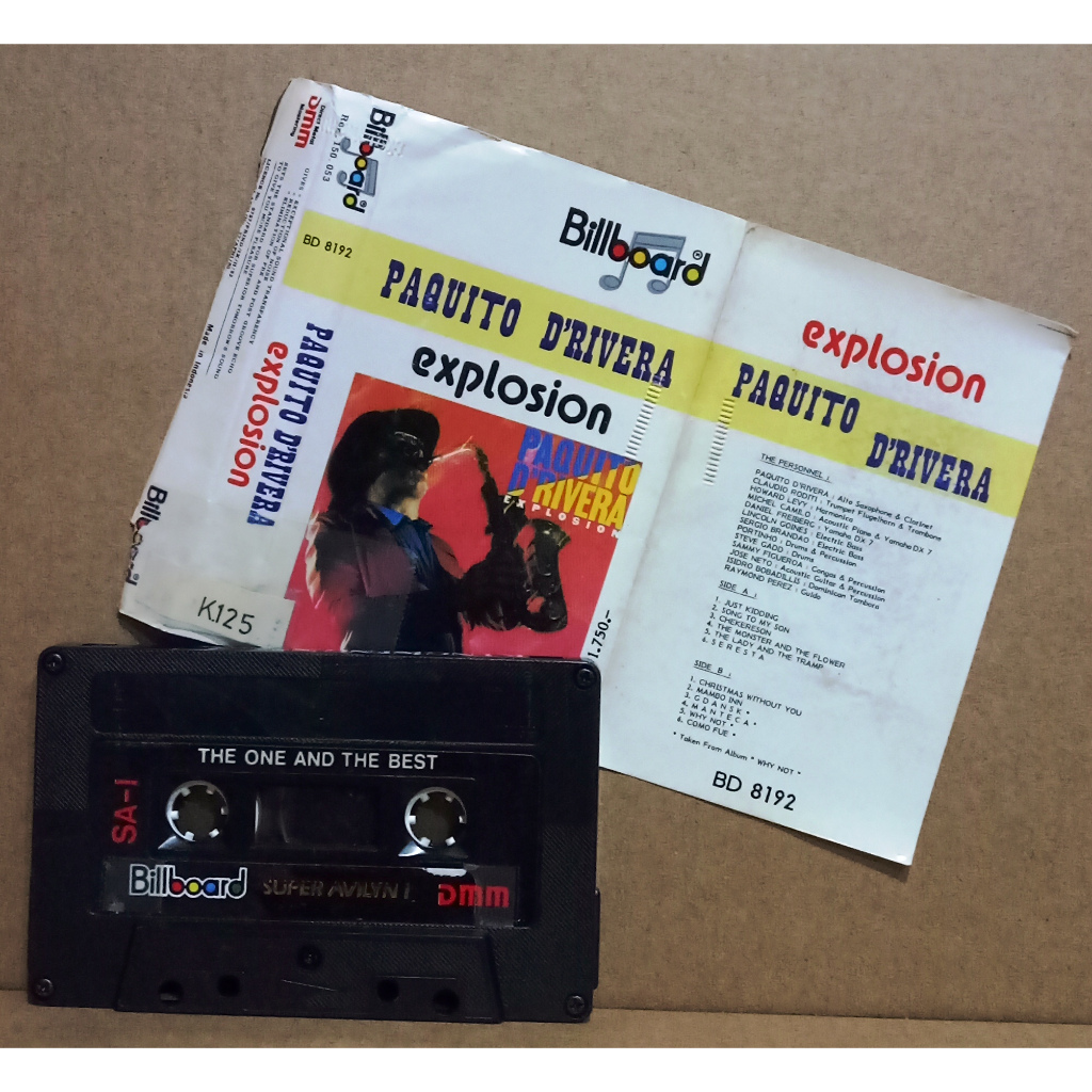 PAQUITO D RIVERA - EXPLOSION - เทปคาสเซ็ต