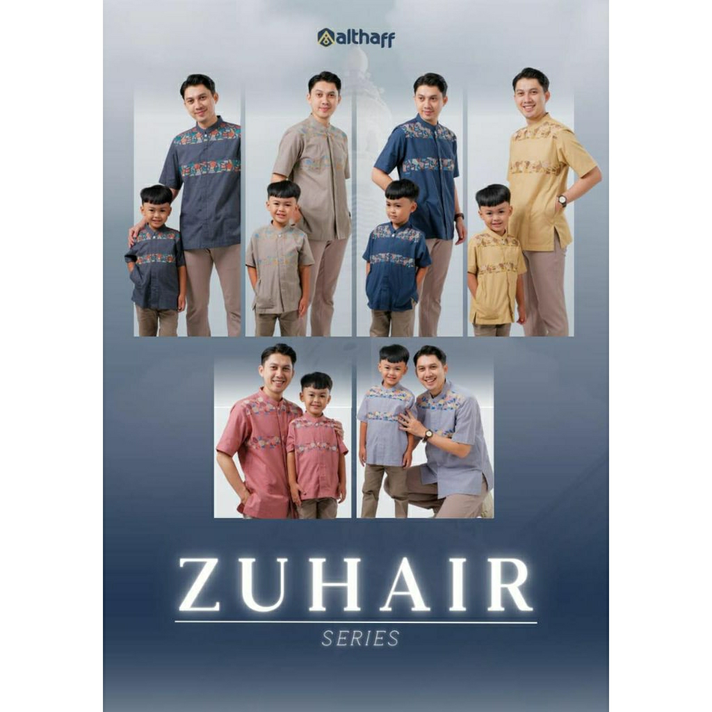 ZUHAIR SERIES BY ALTHAFF KOKO COUPLE SHORT SLEEVE EMBROIDERED TASIK