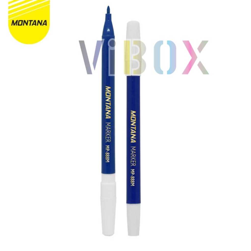 Montana ปากกามาร์กเกอร์ถาวรขนาดเล็ก 1.0 มม. ปากกามาร์กเกอร์ถาวร Bullet Nib MP888MB Original