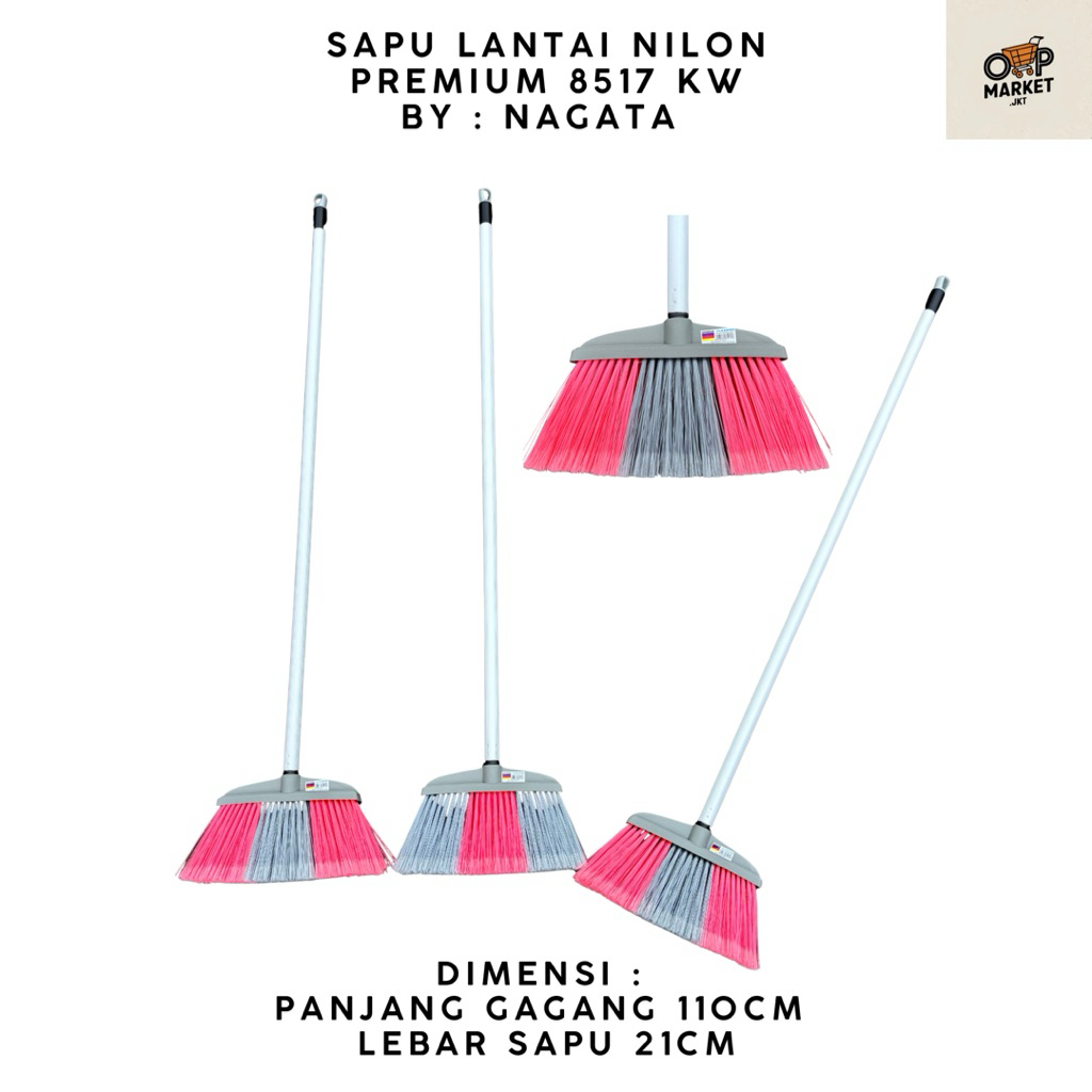 NAGATA PREMIUM NYLON FLOOR BROOM 8517 KW FLOOR BROOM NYLON NAGATA PREMIUM