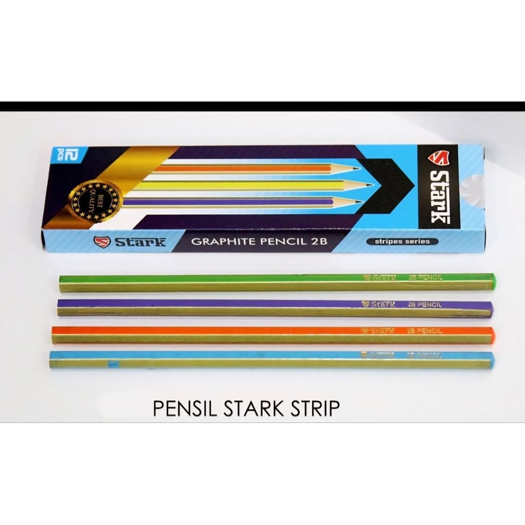 12 ชิ้น 2b strip stark ดินสอ 2b