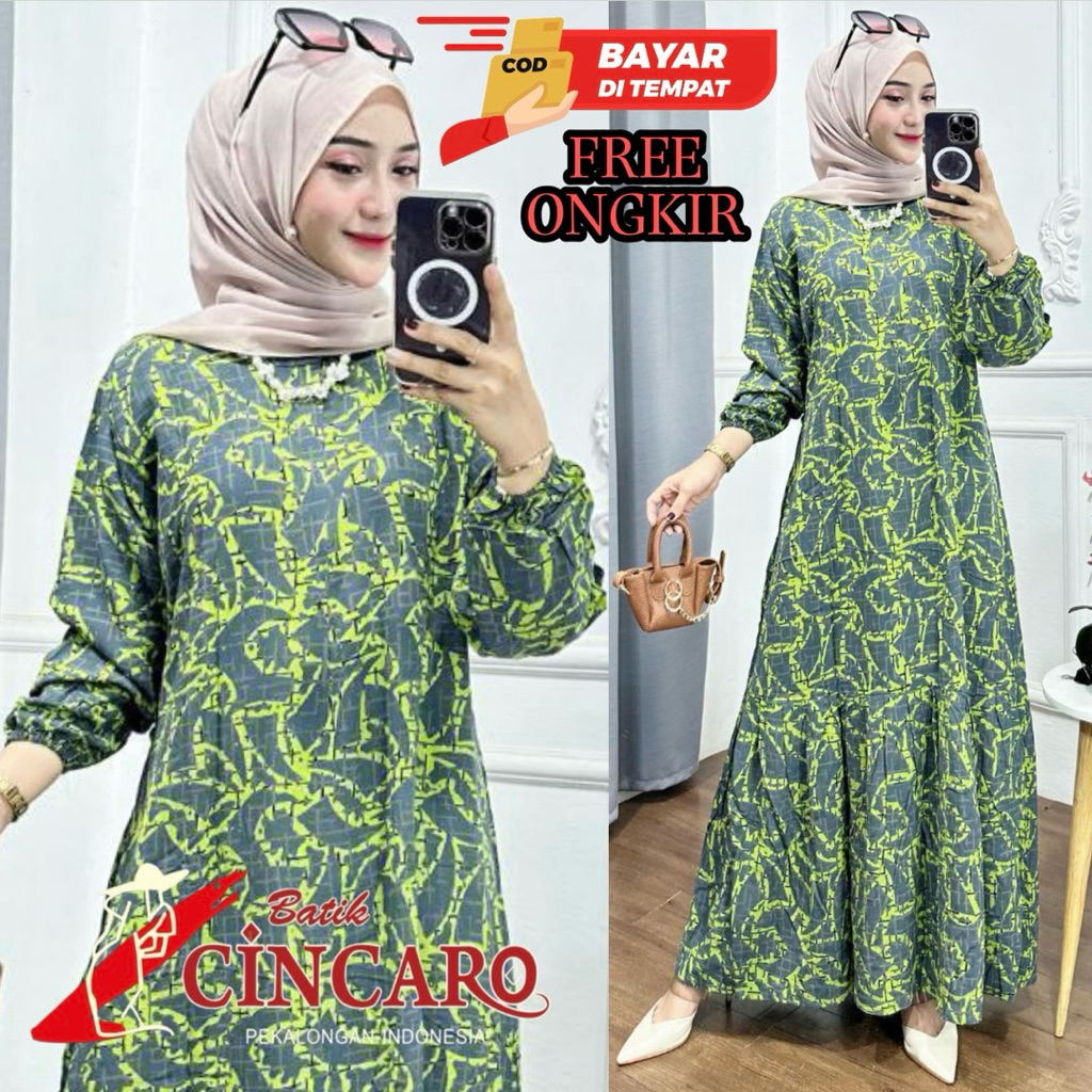 Gamis Cap Rempel วัสดุเรยอน Super Nursing Friendly Jumbo - IDEALISM STORE