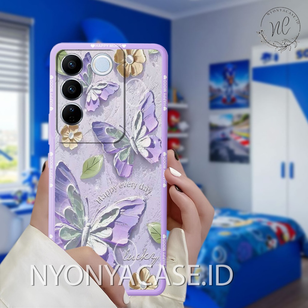 เคส Vivo V27 5G - Vivo V27E - เคสแฟชั่น Softcase Macaron ปกป้องกล้อง Kesing Hp Casing Hp protector H