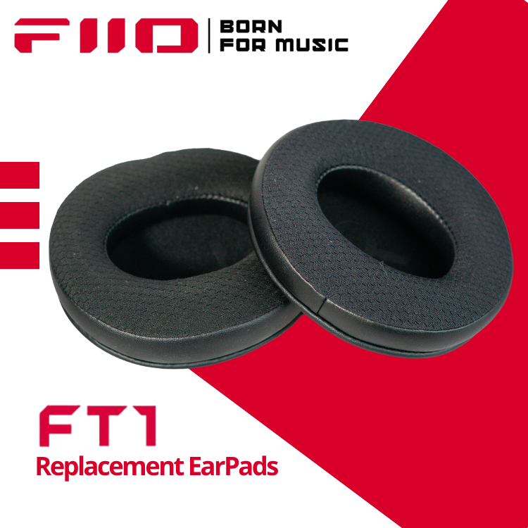 FiiO HS-FT1B (ผ้ากํามะหยี่) / HS-FT1C (ตาข่าย) Over Ear FiiO FT1 แผ่นรองเปลี่ยนหูฟัง