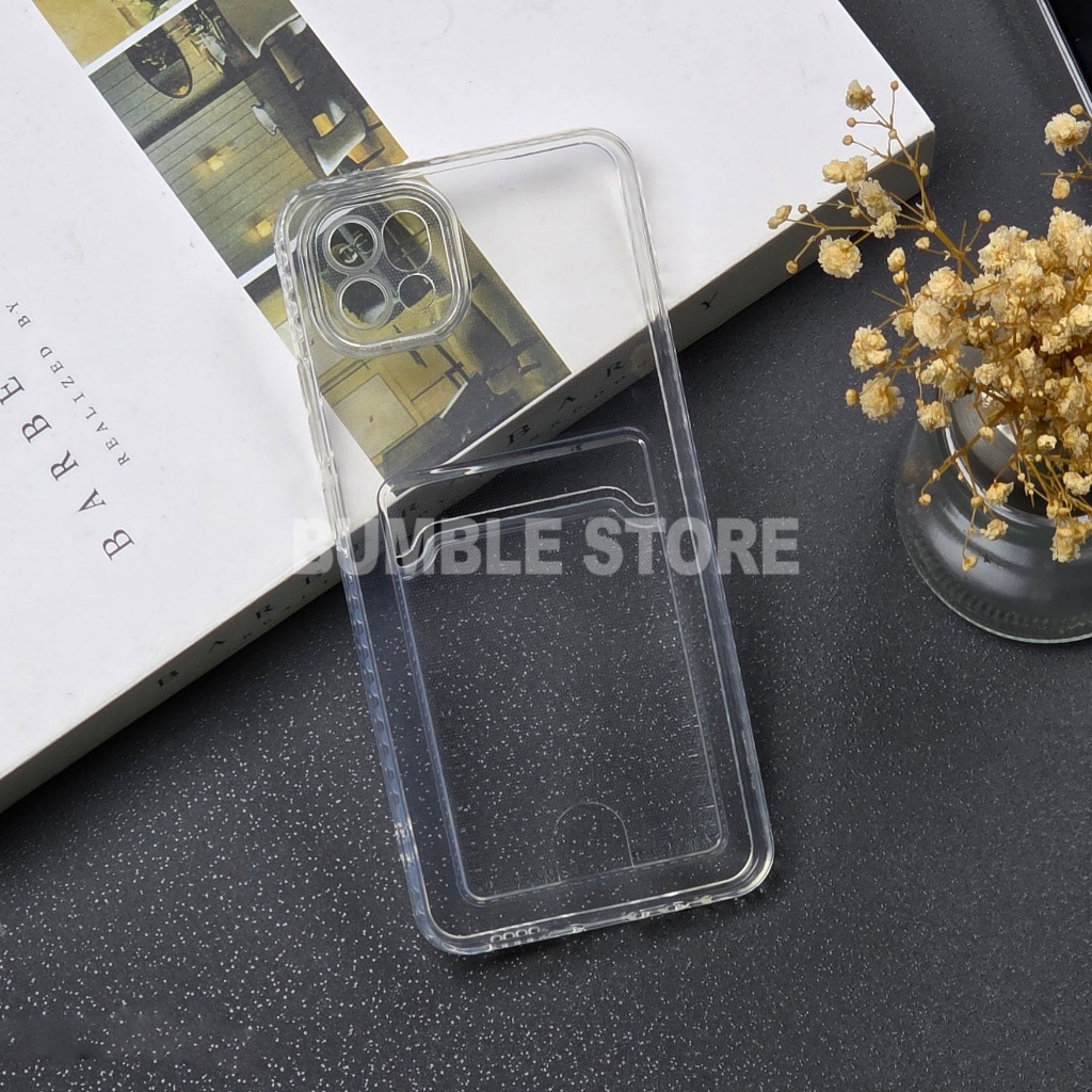 Bumble - Softcase Clear Card Case Bening Card Slot Case Oppo a16k Oppo a17 Oppo a55 4g Oppo a57 4g O