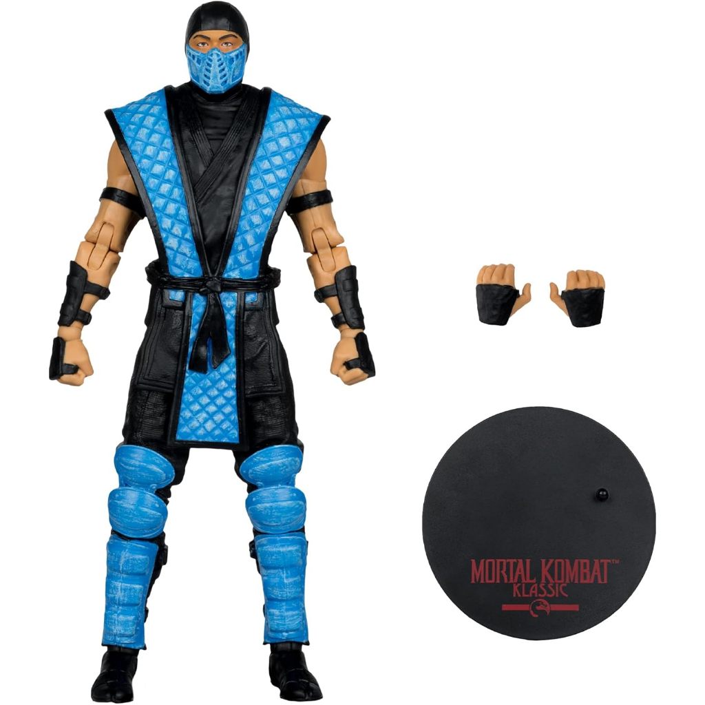 ของเล่น McFarlane- Mortal Kombat Classic Sub-Zero 7in Action Figure