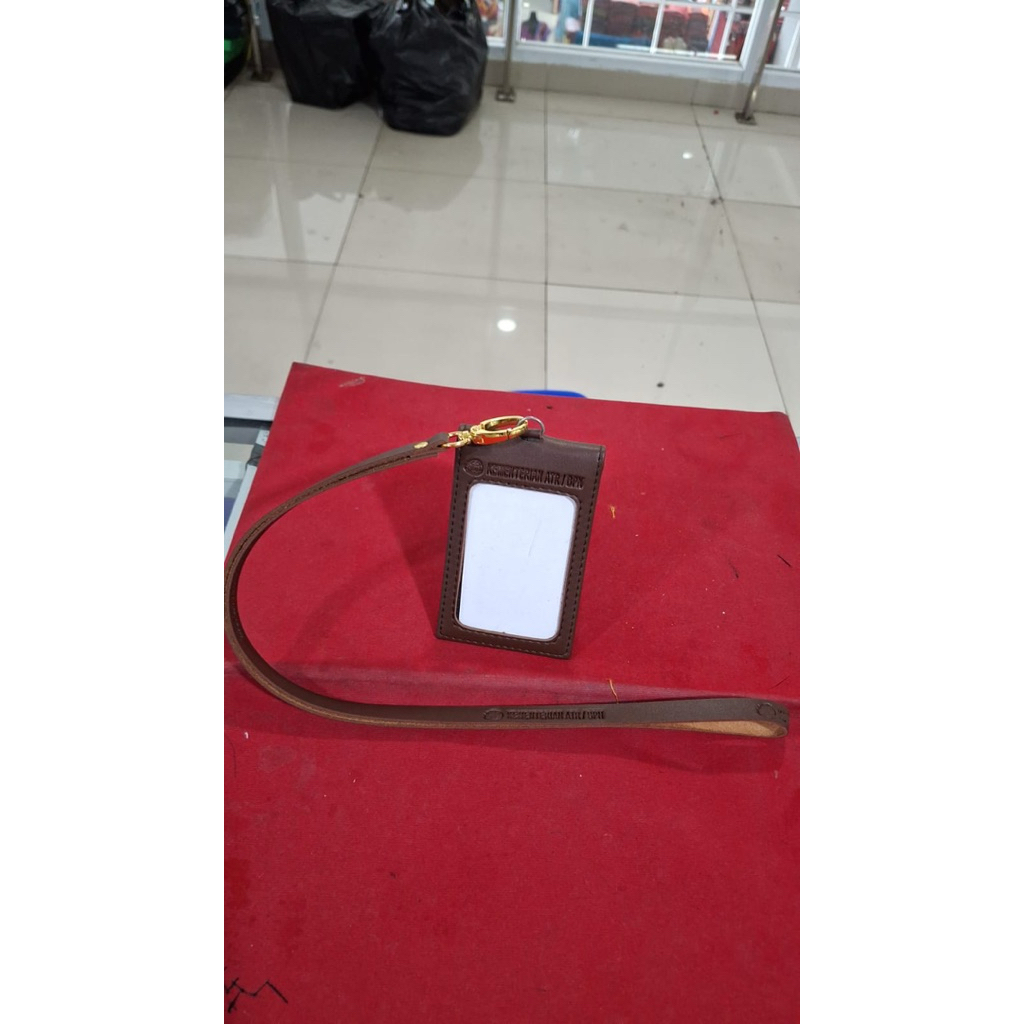 BPN leather ID Card - กระเป๋าสตางค์สร้อยคอลายนูน BPN - กระเป๋าสตางค์ BPN