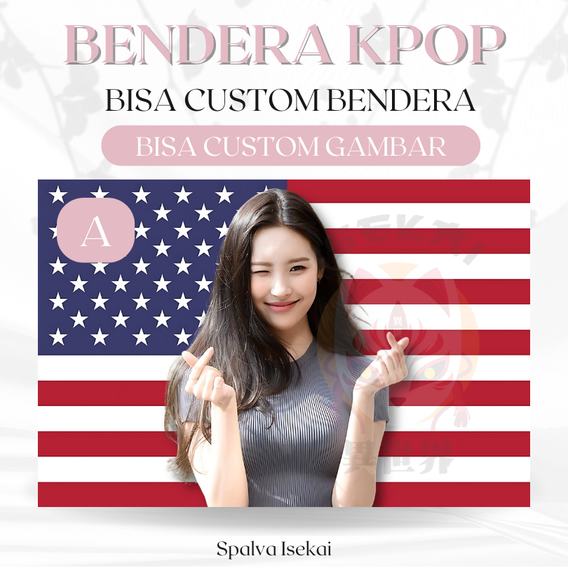 AMERICAN FLAG KPOP SUNMI / โปสเตอร์ KPOP / KPOP FLAG Lee Sunmi / พรม KPOP / พรม Kpop