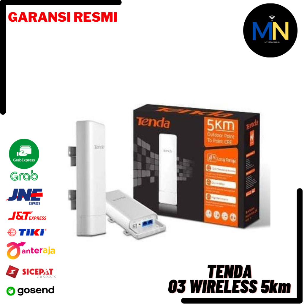 TENDA O3 WIRELESS 5 กม. Outdoor Point To Point CPE
