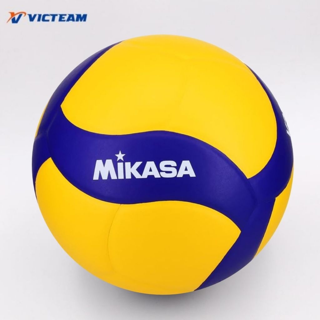 MESIN Mikasa V300W เครื่องกดขนาด 5 Soft Volleyball Free Pump, Valve และ Net