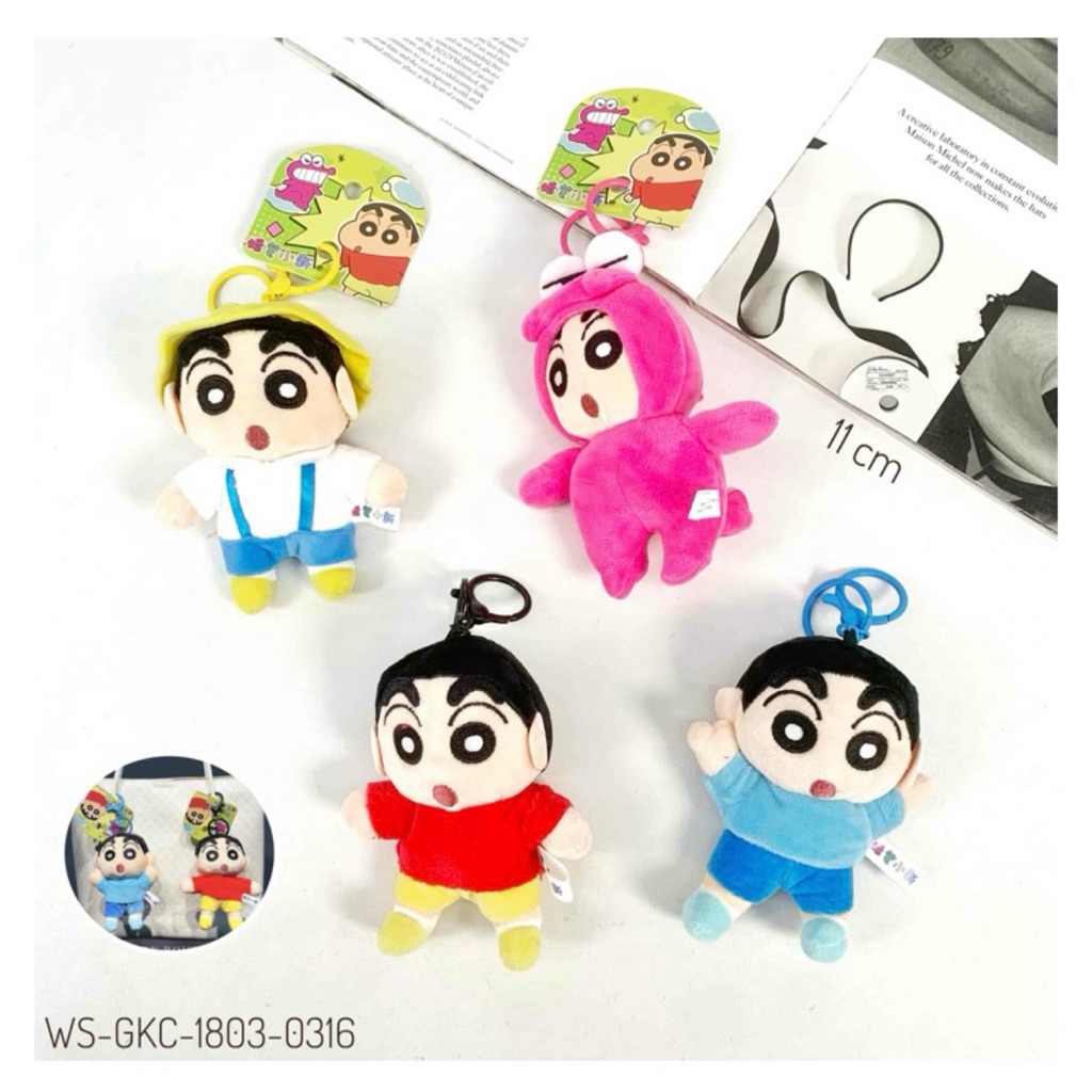 GANTUNGAN LISENCE STANDING SHINCHAN KEYCHAIN
