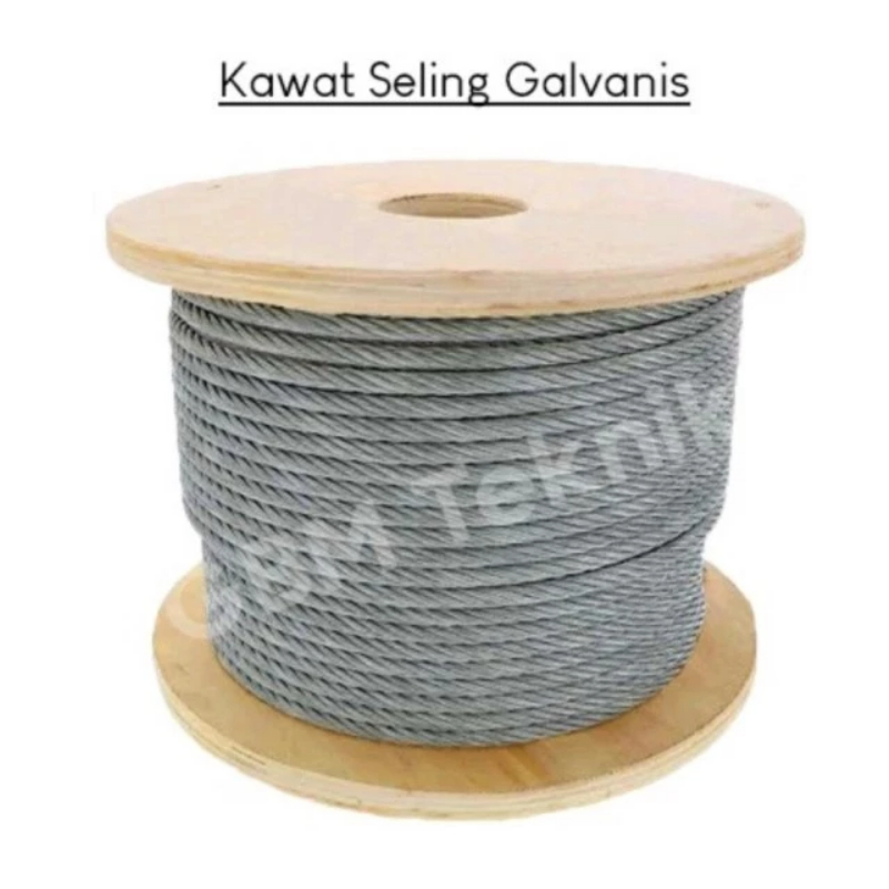 (RETAIL) เชือกลวดชุบสังกะสี 6x12 HC / เชือกลวดชุบสังกะสี 6x12 HC