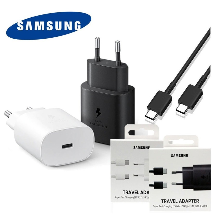 Original Charger Samsung 25W ประเภท C PD Super Fast Charging A07 A17 A05 A05S A06 A15 A16 A23 A24 A2