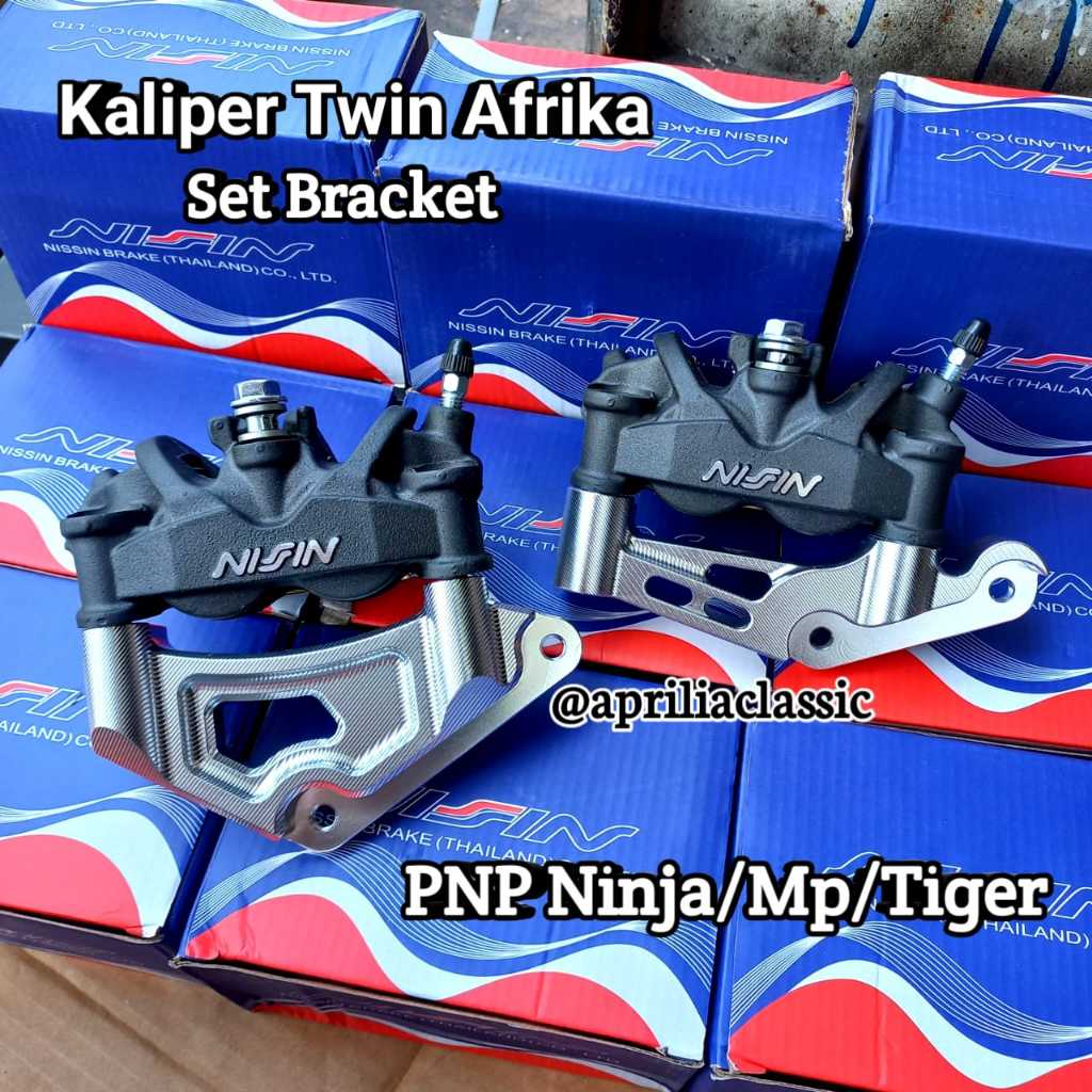 Twin African Caliper Nissin Twin Africa Set Bracket Ninja Megapro Caliper Twin Africa Set Bracket CN