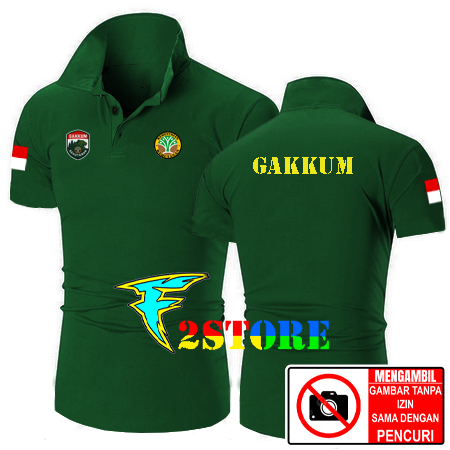 เสื้อยืดคอปกรุ่นเสื้อยืดคอปก GAKKUM - UNISEX MINISTRY OF HOME DTF SCREEN PRINTING F2ASTORE