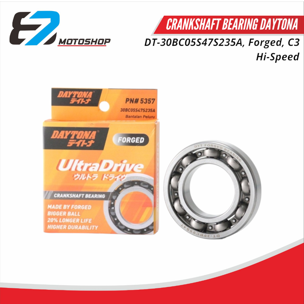 แบริ่งเพลาข้อเหวี่ยง DT-30BC05S47S235A, ปลอม, C3 Hi-Speed CODE 5357