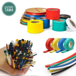 Heat Shrink Roll Selang Bakar Isolasi Bakar Kabel Bakar diameter 2/3/4/5/6/7/8/9/10