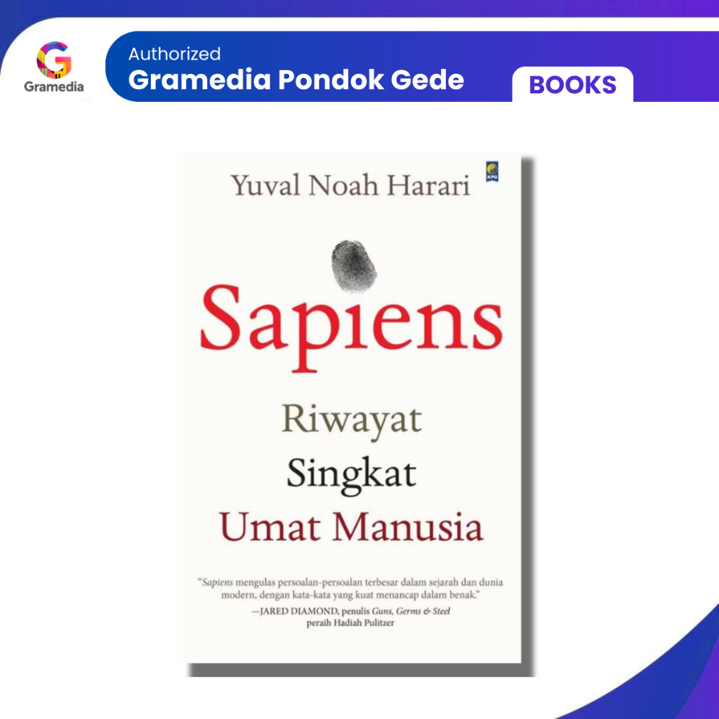 Gramedia Ponchod Gedes - Sapiens - Yuval Noah Harari