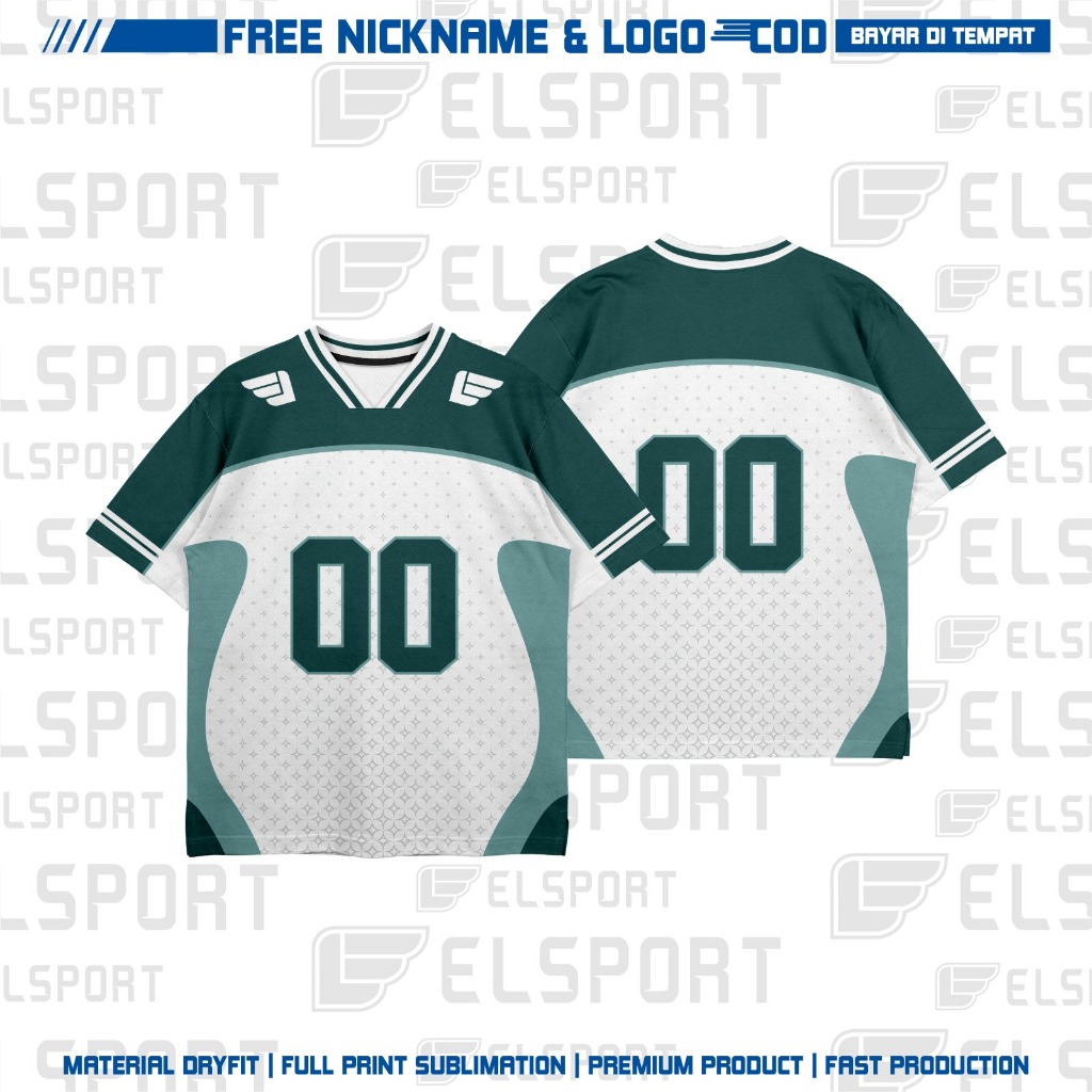 Oversize Jersey TG 008 พิมพ์เต็มฟรี Nickname & Number