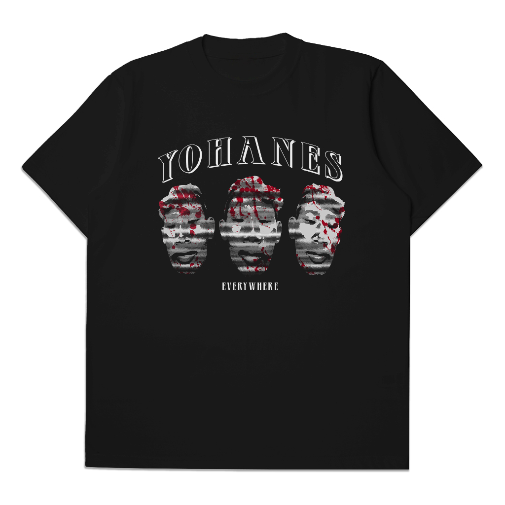 YOHANES EVERYWHERE MEME TIKTOK - REGULARSIZE - UNISEX - เสื้อยืด MEME - เสื้อยืด ABSTRACT - เสื้อยืด