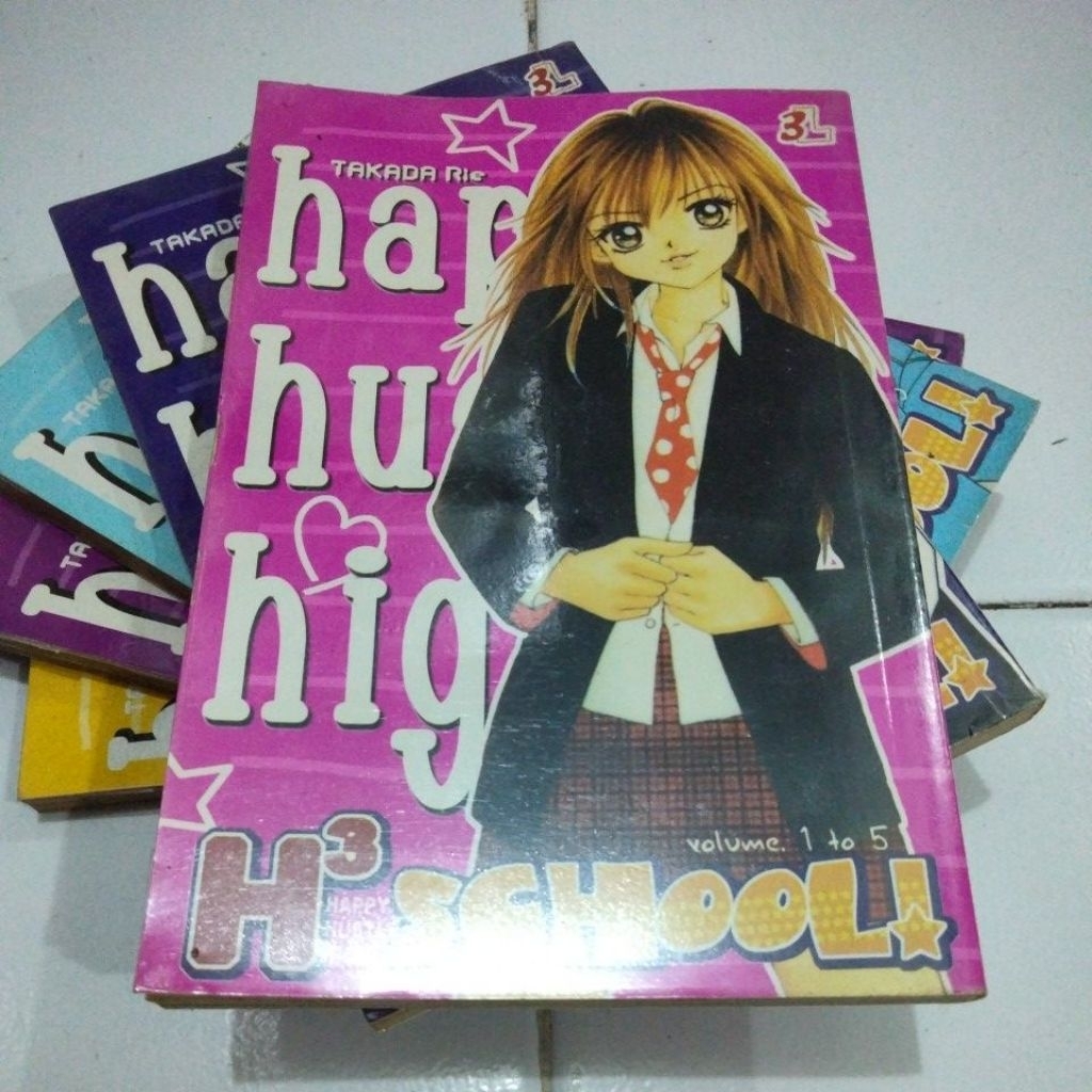 Takada Rie Happy Hustle High H3 School Comic ครบ 1-5 ปี