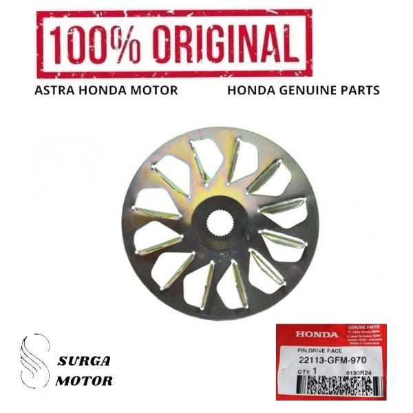 CVT Roller Housing Gear Fan สําหรับ Honda Spacy FI BeAT CBS K25 Scoopy eSP K16R Vario 110 eSP 22113G