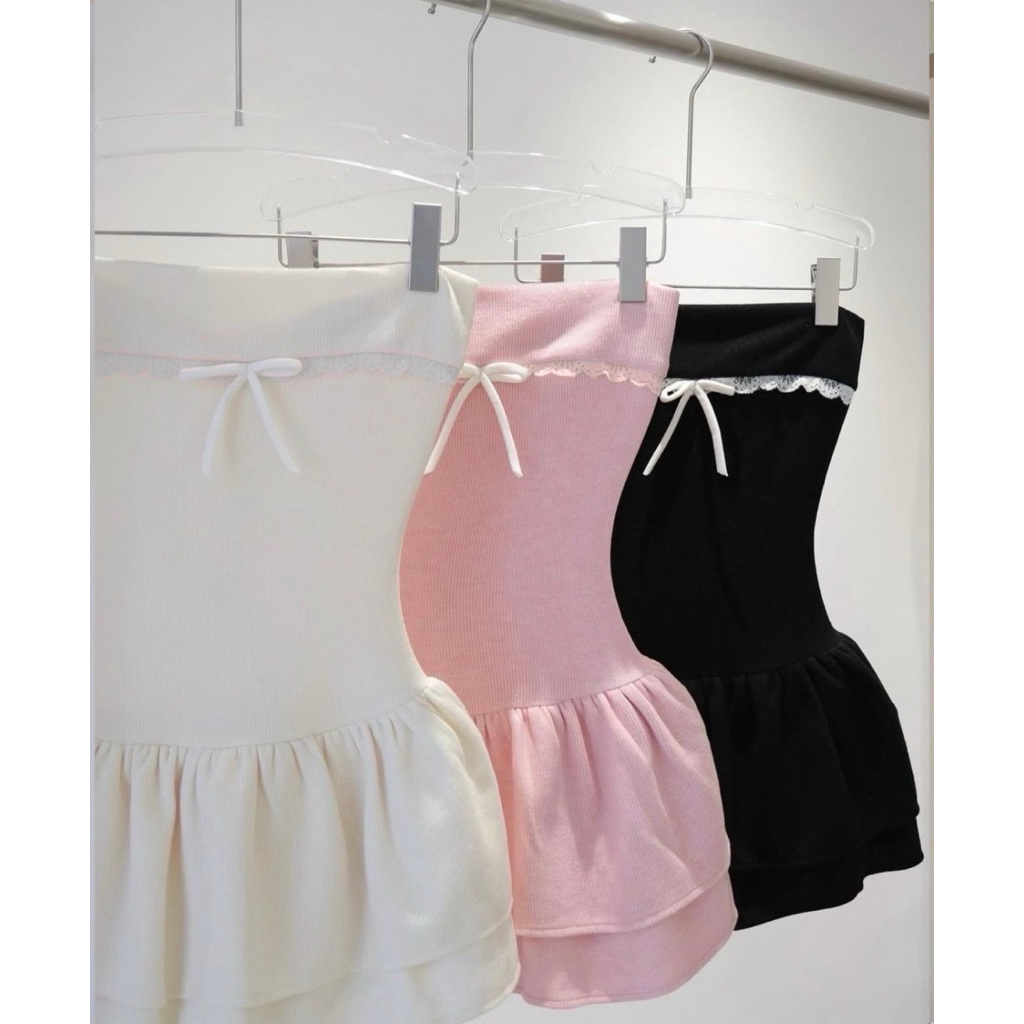 [ AUBRE ] Rose Vietnam Dress / Mini Tube Dress / ชุดเดรสเสื้อกล้ามผู้หญิง