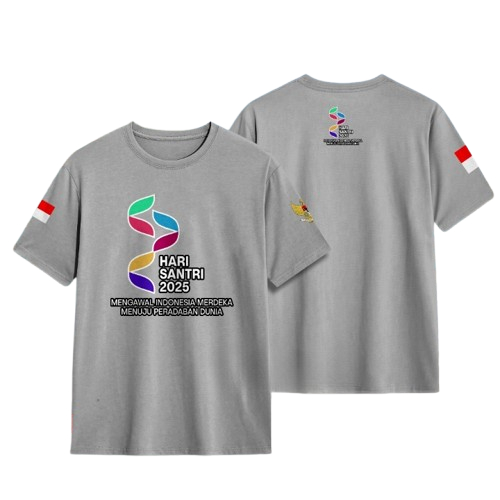 KATUN National Santri Day เสื้อยืด 2025 Official V-1 โลโก้กระทรวงศาสนา | HSN 2025 | เสื้อคอตตอน ดิสโ