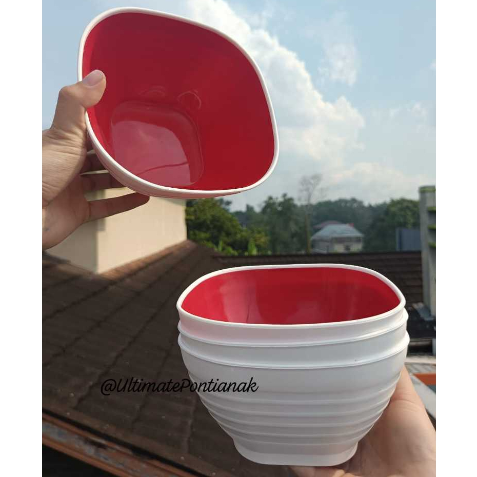 1PCS สีขาว Ramen ชามสี่เหลี่ยม 572 Corneius/White Ramen Series ชามสี่เหลี่ยมพลาสติกชามสี่เหลี่ยม OK