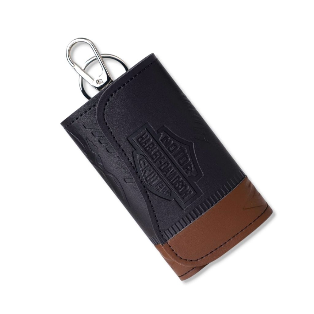 GANTUNGAN พวงกุญแจมอเตอร์ไซค์หนังสังเคราะห์ | ใบรับรองการลงทะเบียนและกระเป๋าสตางค์ SIM